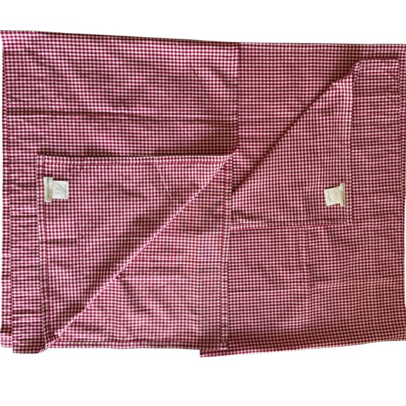 Pottery Barn Kids Gingham Panels 2 Checked Valances/Cafe Curtains Cotton Classic - Picture 9 of 16